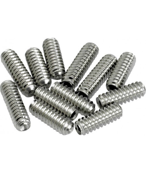 FENDER USA Original Strat bridge height screws 12 nickel 0994928000