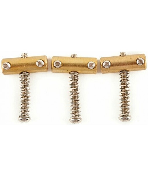 Fender Tele Compensated Brass Saddles, Set of 3 0058544049