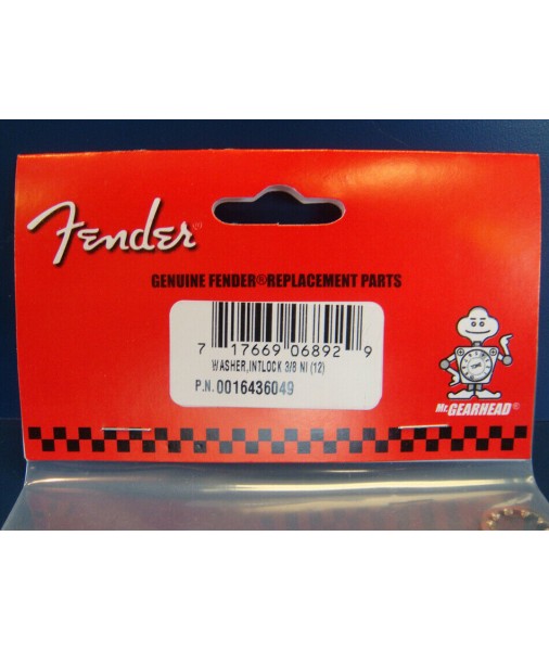 Fender Nickel Lock Washers 3/8 For Fender Pots & Jacks, 0016436049