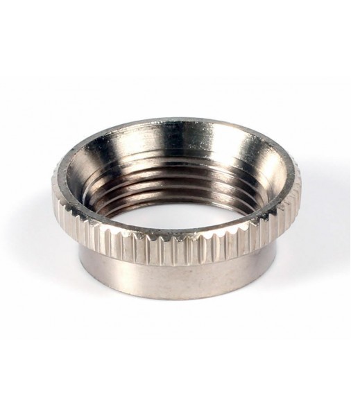 Deep Thread Round Nut, Nickel, for Switchcraft Switches EP-4923-001