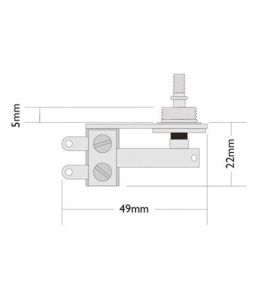 Switchcraft Right Angle Toggle Switch APEP4365-000 EP4365-000