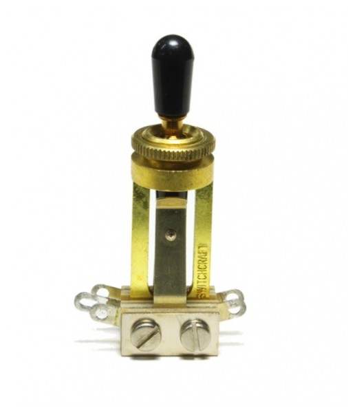 Switchcraft Long Straight Toggle Switch - Gold EP4367-002