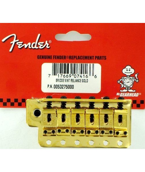 FENDER Mexico Vintage Strat Bridge GOLD 0053275000