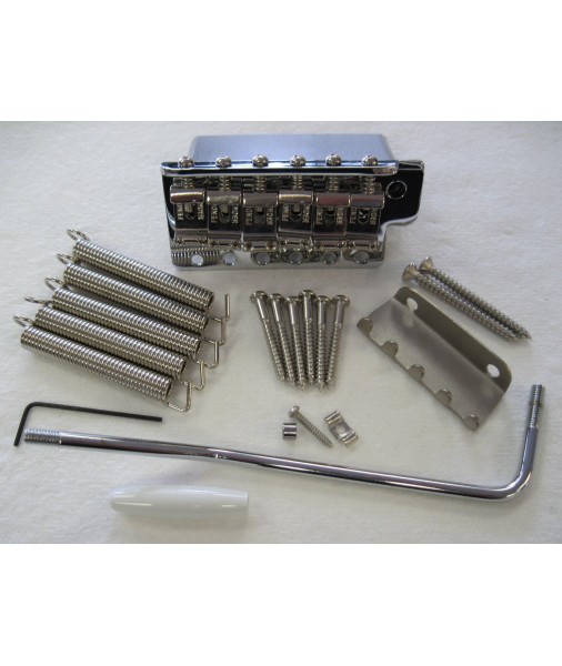 Fender Left Hand Strat Tremolo Assembly, Vintage, Chrome, 0992049002