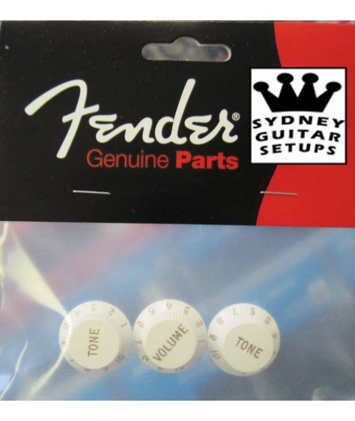 Parchment Fender Stratocaster Knob set 0056254049