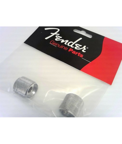 Fender Pure Vintage '60s Tele Knurled Chrome Knobs, Set of 2, 0095799049