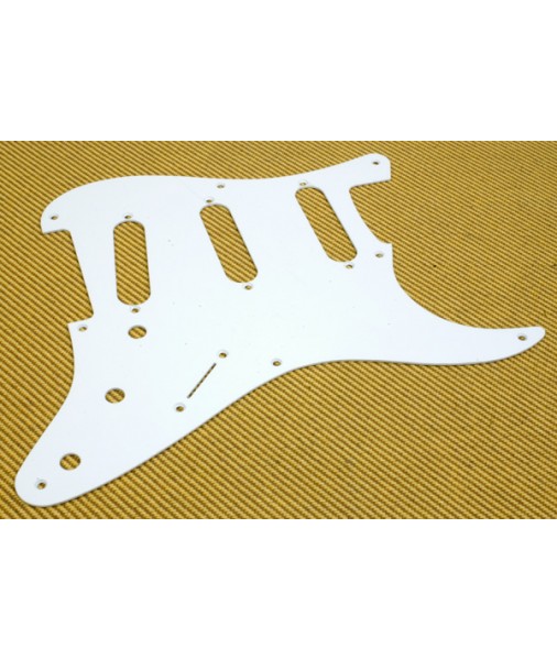 Fender Stratocaster Pickguard, '57 Strat , 8 Hole, White, Single Ply 0992017000