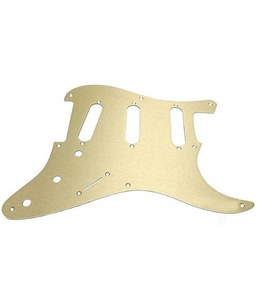 Fender Pickguard, '57 Strat, 8 Hole, Gold Anodized Aluminum 0992143000