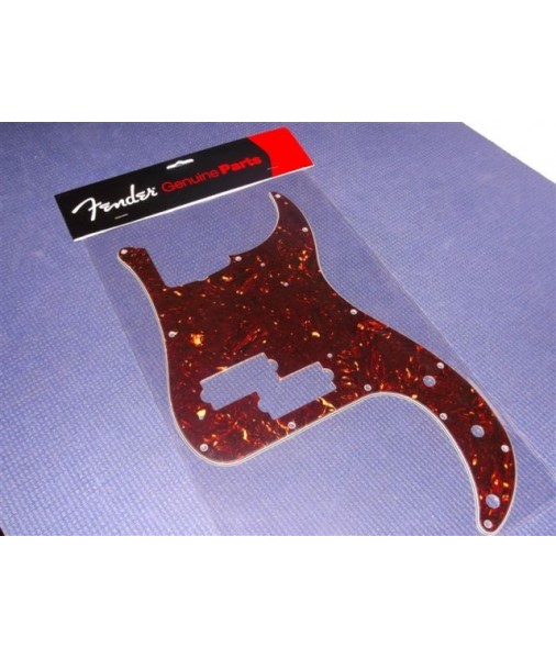 FENDER 62 Precision Bass Pickguard, Tortoise Shell 4-p 0992021000