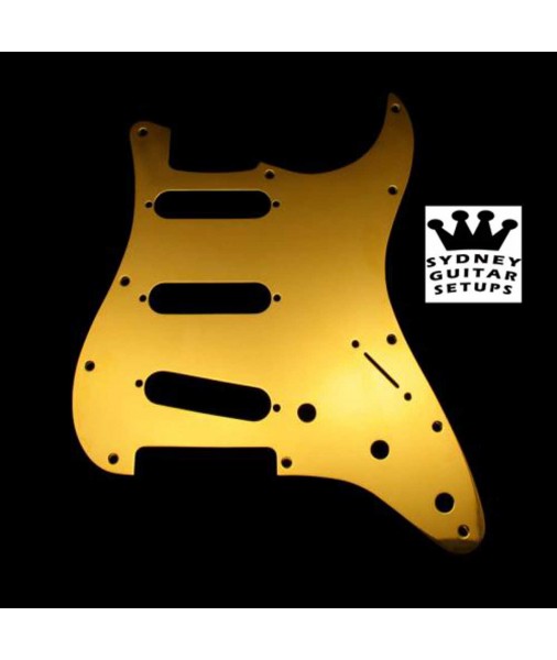 Gold-Plated Brass Fender Pickguard For Strat 0991360200