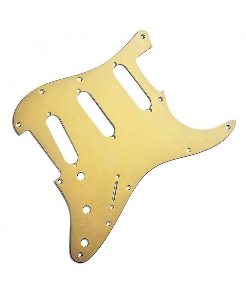 Fender Strat Pickguard 11 Hole, Anodized Aluminum, Gold 0992139000