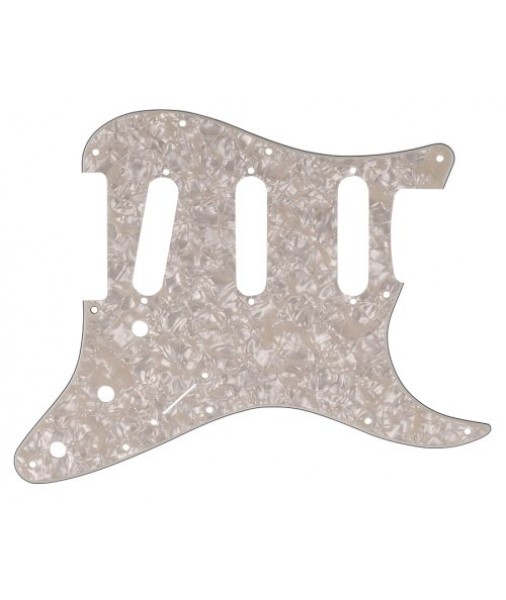 FENDER Strat Pickguard Aged White Pearl AM STD 11 hole 0992140001