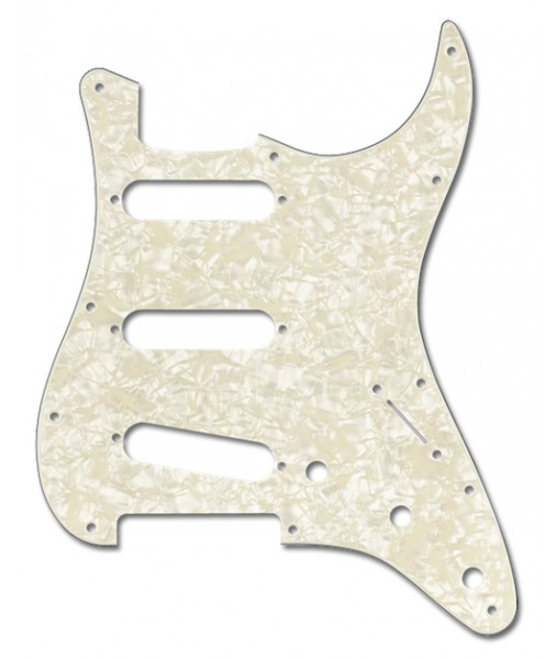 FENDER Strat pickguard whit pearl AM STD 11 hole 0992140001