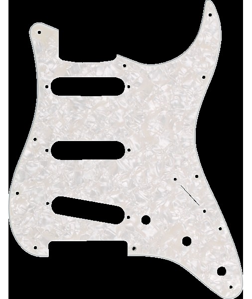 FENDER Strat Pickguard Aged White Pearl AM STD 11 hole 0992140001