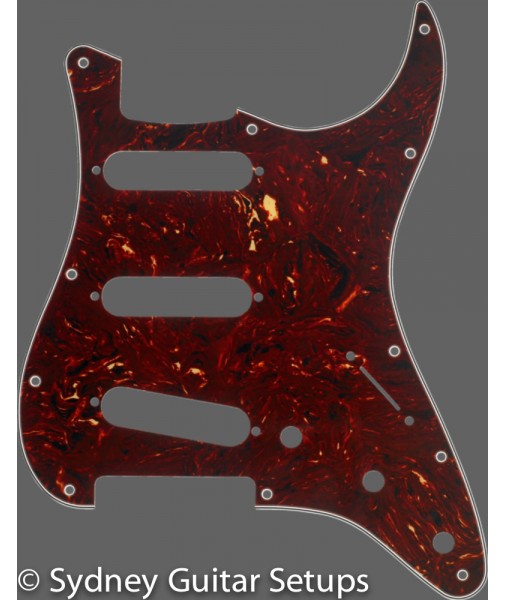 Fender Strat Tortoiseshell Pickguard STD USA 11-hole 0992142000