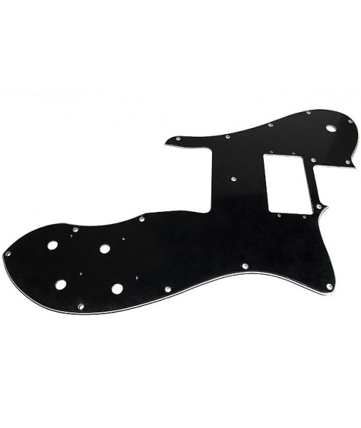  Fender 3-ply Black '72 RI Telecaster/Tele Custom Pickguard 0054523002