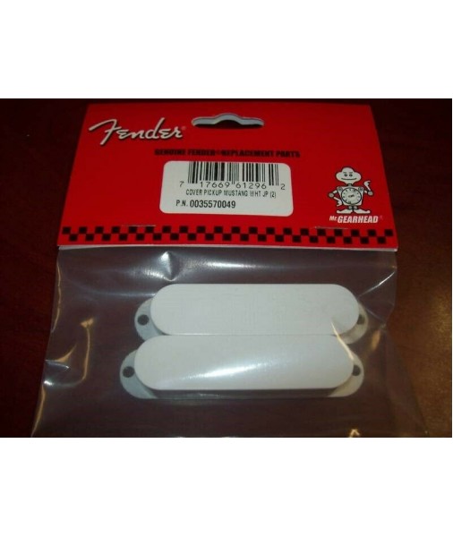 Fender Mustang Duo-Sonic Musicmaster White Pickup Covers  0035570049