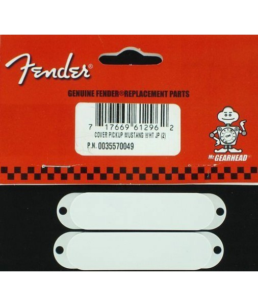 Fender Mustang Duo-Sonic Musicmaster White Pickup Covers  0035570049