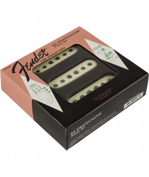 Fender Pure Vintage '65 Strat® Pickup Set, Vintage White 0992237000
