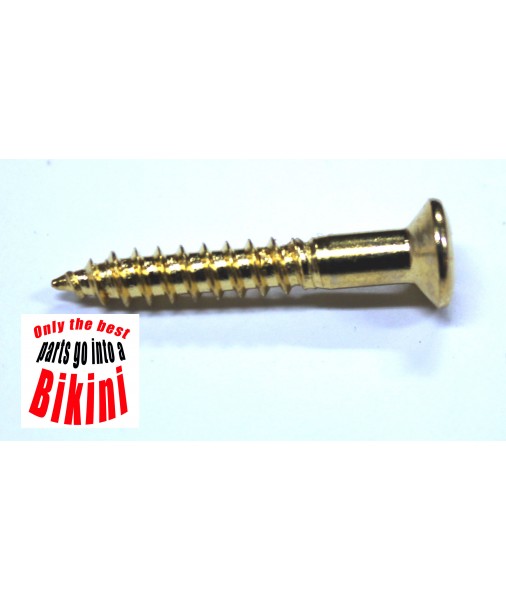 Tele/P-J Bass bridge screw GOLD