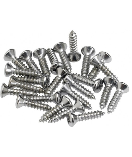 FENDER Pickguard / Control Plate Mounting Screws (24) chrome 0994923000