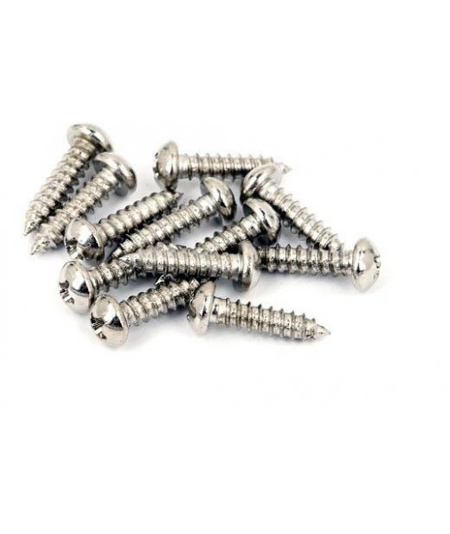 Fender Vintage Style Nickel Phillips Tuner Mount Screws, 1 Dozen 0011357049