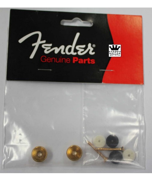 Fender Strap Button Set Gold Vintage Size 0018916049