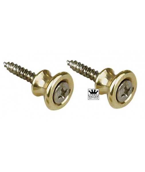 GIBSON Strap Buttons Set BRASS PREP-010