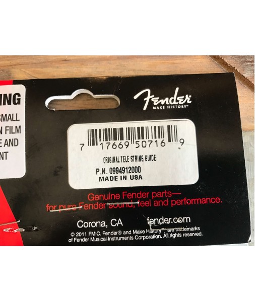 Fender Vintage '52 Tele Round String Guide With Mounting Screw 0994912000