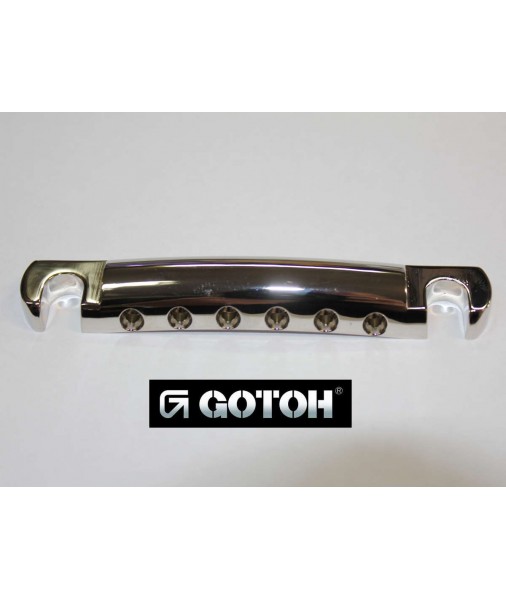 Gotoh Aluminium Stop Tailpiece - USA Studs - Nickel TP3406-001