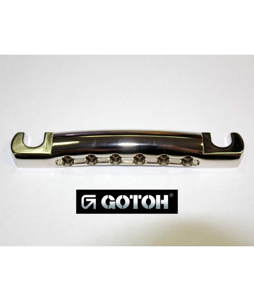 Gotoh Aluminium Stop Tailpiece - USA Studs - Nickel TP3406-001