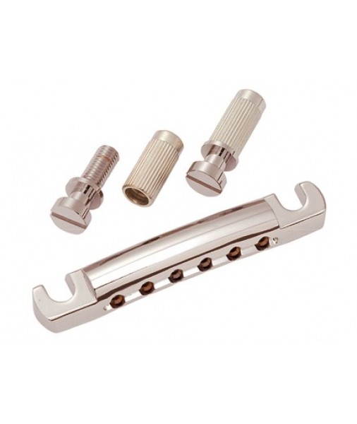 Gotoh Aluminium Stop Tailpiece - Metric Studs - Nickel