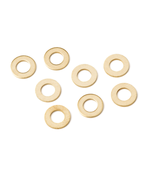 Fender Vintage Series Flat Brass Truss Rod Washers, 1 Dozen