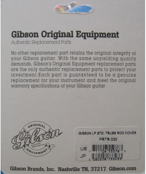 Gibson Truss Rod Cover-Les Paul Standard PRTR-030