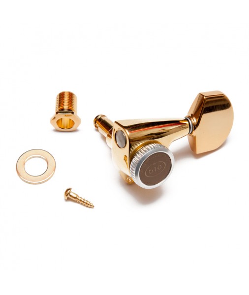 Gotoh SG381 MGT '3 a Side' Locking Tuning Key Set - Gold GTSG381MGT-302