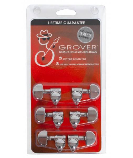 Grover Rotomatic 18 to 1 ratio Nickel for Gibson 104N