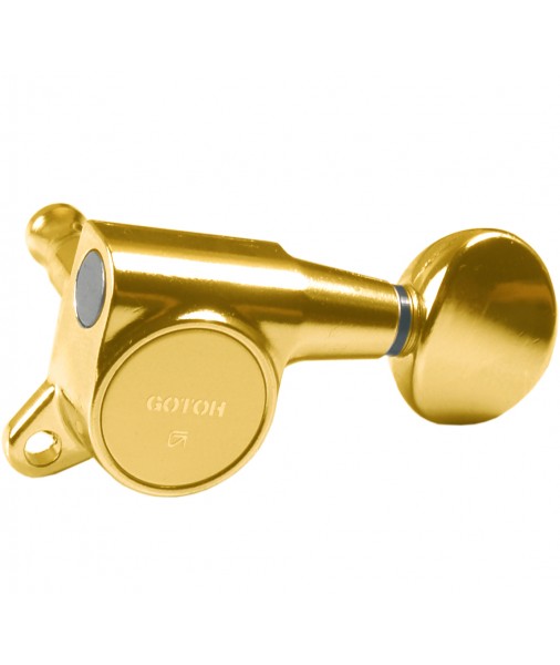 GOTOH 3 a side tuners 16:1 small buttons GOLD SG381