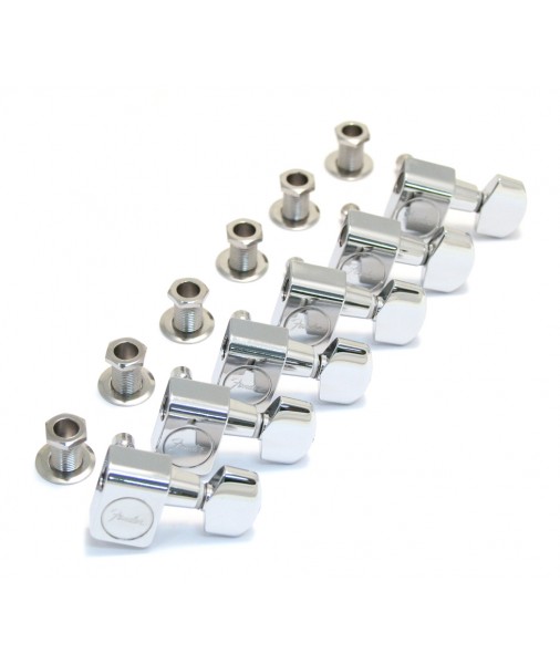 FENDER Tuning keys AM series chrome 6 in a row no screw 099082010