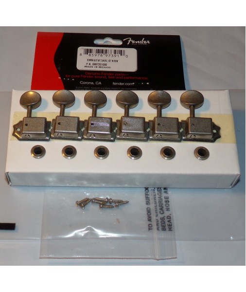 Fender Road Worn 6 In Line Guitar Machine Heads 0997201000