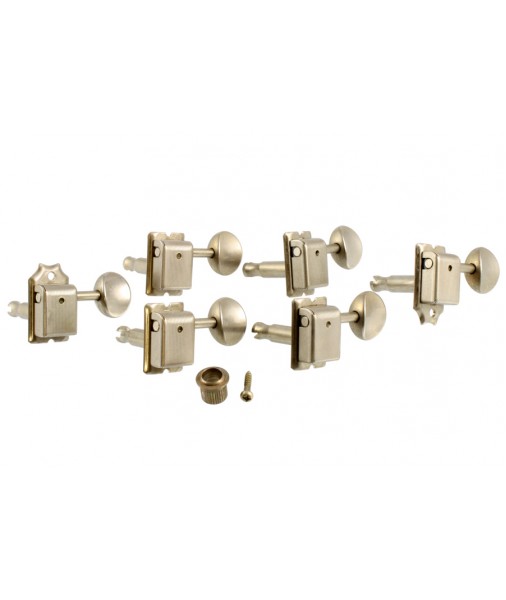 Gotoh 6-in-line Vintage Keys Aged Nickel TK-0880-007