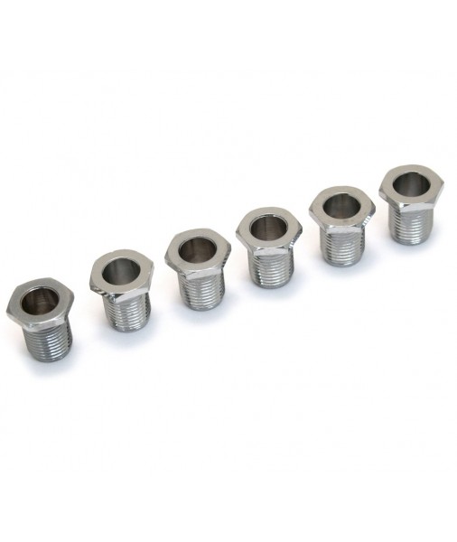 Fender Schaller Chrome Tuner Bushings, Set of Six, 0058820049