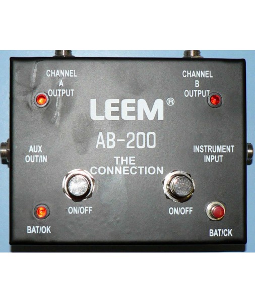 LEEM PRO deluxe double switching box channel A amp; B AB-200
