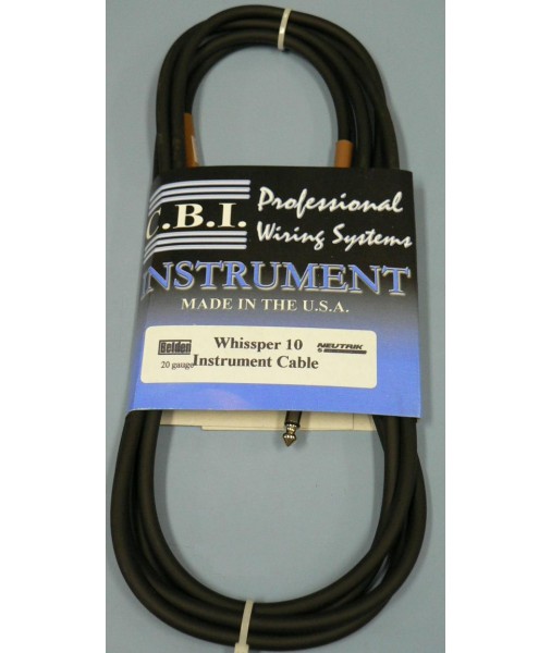 CBI Instrument Cable - 10 Foot  CBI/WHISSPER10