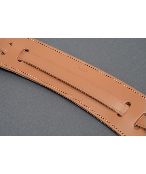 Fender Natural Leather Deluxe Vintage Guitar Strap 0990664021