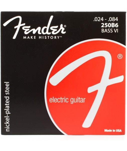 FENDER 6 STRING BASS VI 24 TO 84 NICKEL STEEL 0730250413