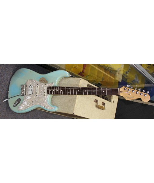 Hire Fender Strat USA Surf Green Aged