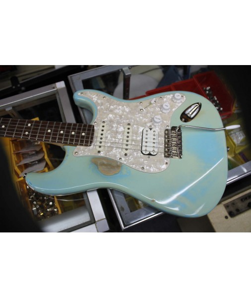 Hire Fender Strat USA Surf Green Aged