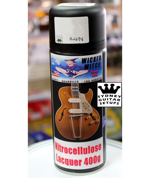 Nitrocellulose Arctic White Lacquer 400g Spray Can