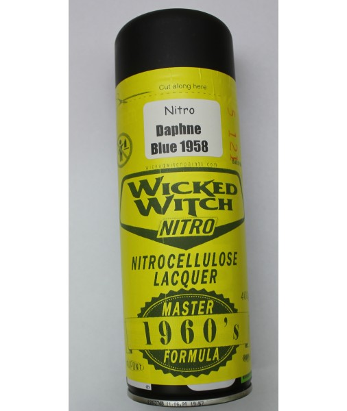 Nitrocellulose Daphne Blue Lacquer 400g aerosol spray can