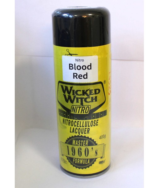 Blood Red Nitrocellulose Lacquer 400g Spray Can NBR